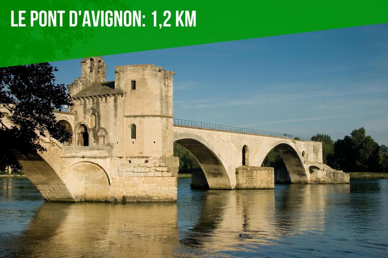 Au Coeur Des Platanes - Parking Gratuit Sous-Terrain - Clim - Balcon Apartment Avignon Ngoại thất bức ảnh